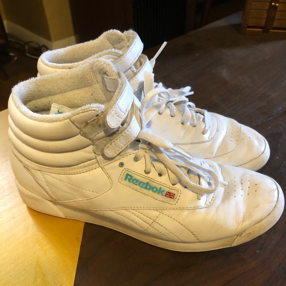 Vintage Reebok Freestyle Hi High Tops 6.5